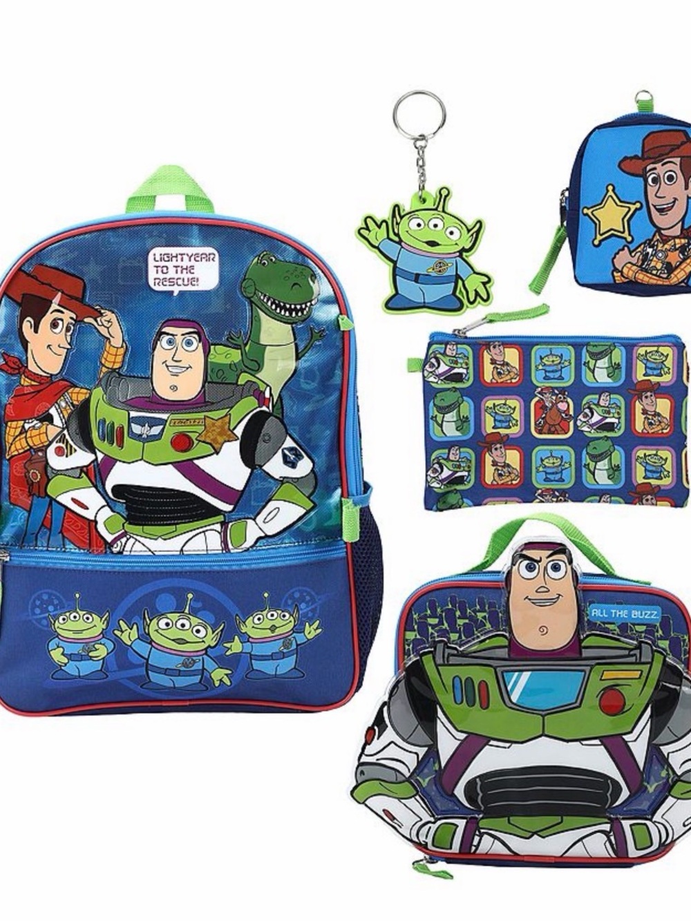 Toy Story 5 Kids Backpack Lunchbox & Accessories 5 piece Set